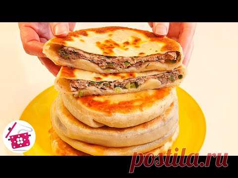 ВЫ ЗАБУДЕТЕ про БЕЛЯШИ и ЧЕБУРЕКИ! МУКА + КИПЯТОК! Я Не УСТАЮ ИХ Готовить! Быстрые ЛЕПЕШКИ!