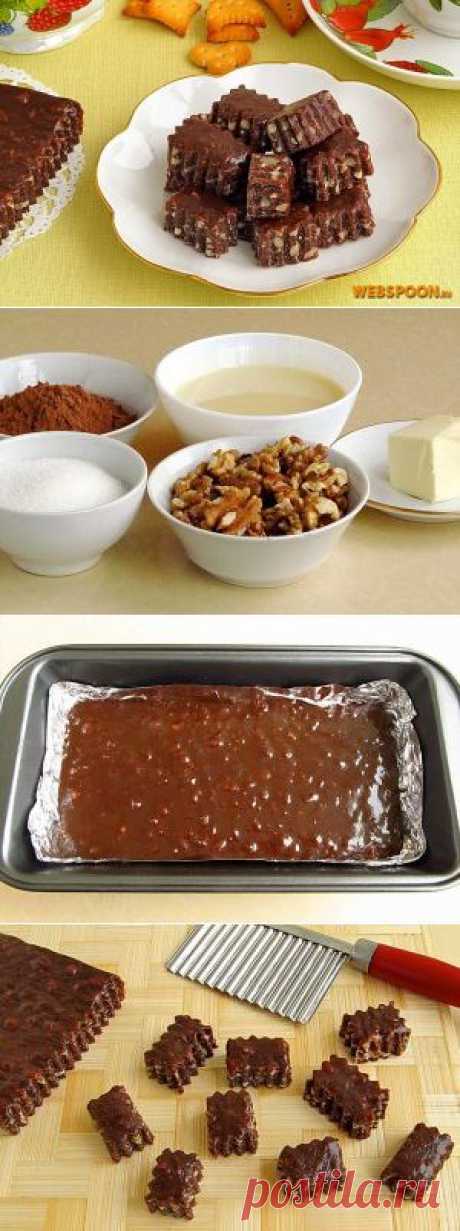 Шоколадно-ореховые тянучки рецепт с фото