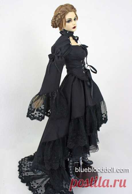 1/3 BJD 62-65cm female doll outfit black wedding dress SD16 Soom YID ship US | eBay