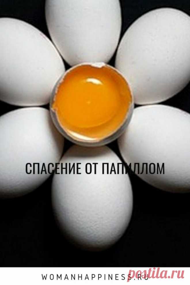 Спасение от папиллом с помощью яйца Как правило, для лечения необход ...