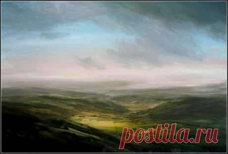 Английский деревенский пейзаж. Картины современного художника Джеймса Ноутона (James Naughton) | Живопись | Арт