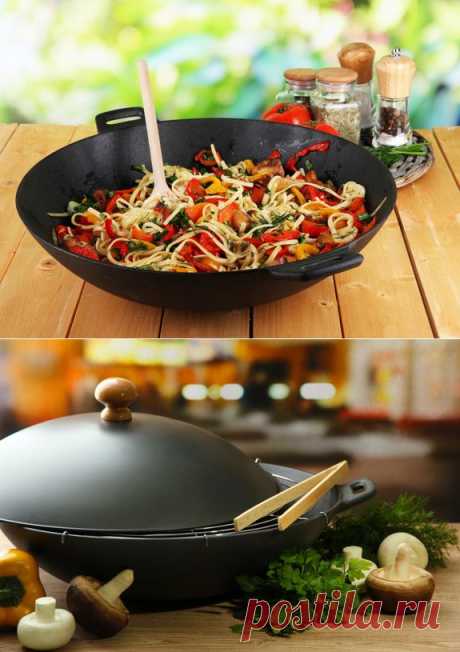 Сковорода вок – полезное китайское чудо , кулинарный портал «Едим дома!»