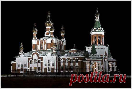 Церковь в Усинске, Республика Коми, Россия