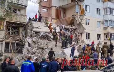 Что известно об обрушении подъезда жилого дома в Белгороде в результате обстрела ВСУ