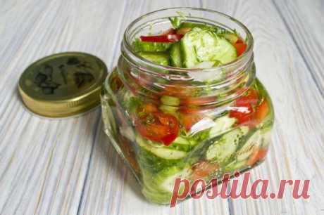 Как сделать консервированный салат из огурцов на зиму 🚩 Кулинарные рецептыы