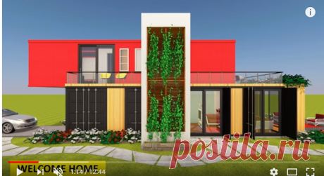 Modular Shipping Container 4 Bedroom Prefab Home Design with Floor Plans | MODBOX 1300 - YouTube