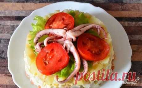 Салат из осьминогов и кальмаров - пошаговый рецепт с фото на Повар.ру
