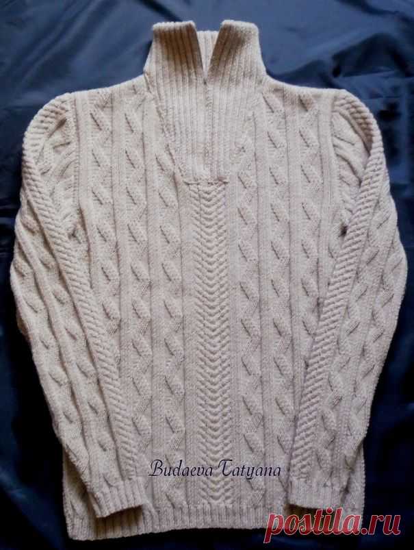 Мужские пуловеры,жакеты, свитера связанные спицами - Поиск в Google