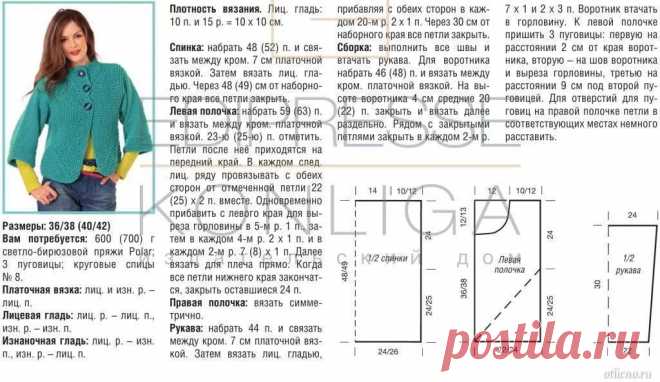 жакет спицами для женщин схемы и описание бесплатно: 11 тыс изображений найдено в Яндекс.Картинках