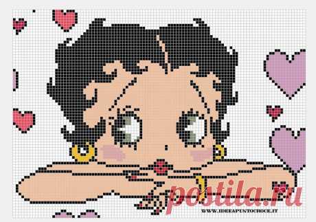 SCHEMI BETTY BOOP - Idee a Punto Croce