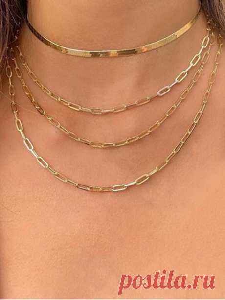 Layered Steampunk Chain Necklace   GOLD [44% OFF] [HOT] 2020 Layered Steampunk Chain Necklace In GOLD | ZAFUL    Gender: Unisex Metal Type: Alloy Style: Trendy Shape/Pattern: Solid Weight: 0.0330kg Package: 1 x Collarlace