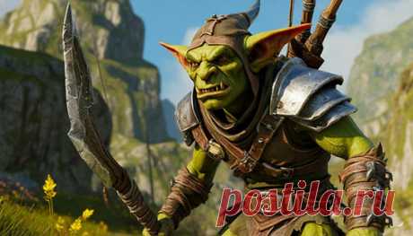 Гоблин-охотник из игры &quot;Heroes of Might &amp; Magic VI&quot;