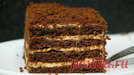 Торт шоколадний "Медівник" за 30 хвилин без розкачування коржів: найкращий, найпростіший домашній тортик, готую "на швидку руку"