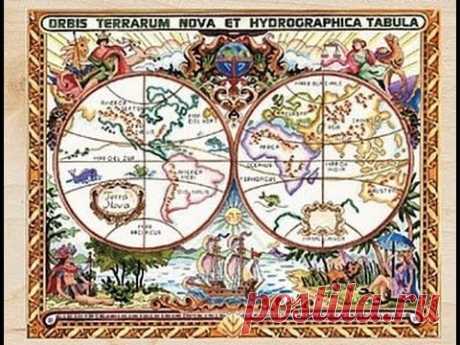 19 - Old world map by Janlynn отчет 2, половина работы
