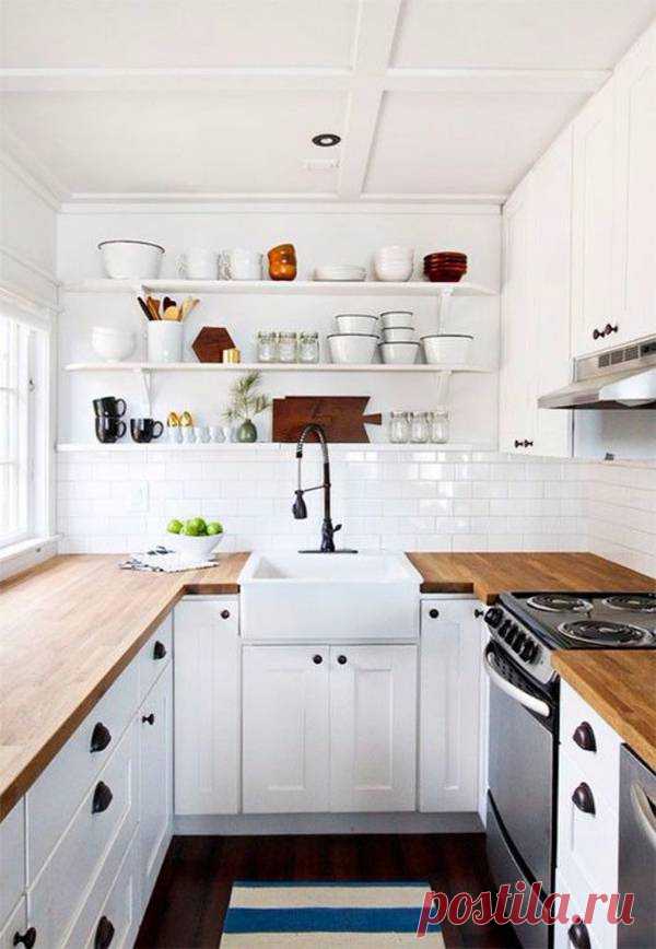 Дизайн маленькой кухни: 45 идей оформления — Мир интересного