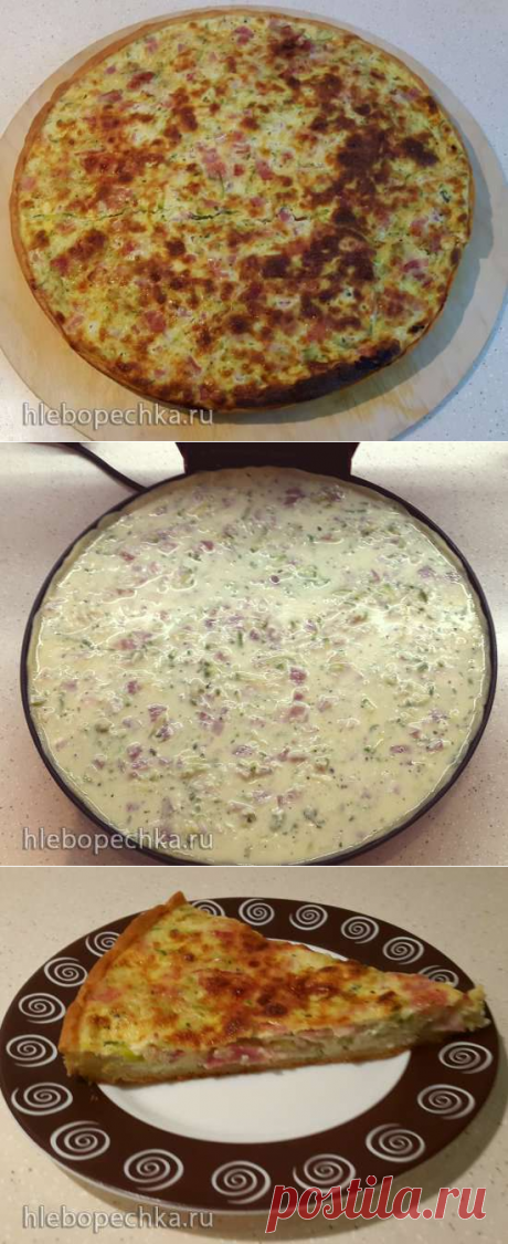 Открытый овощной пирог - киш, тарт (пиццамейкер Princess) - рецепт с фото на Хлебопечка.ру