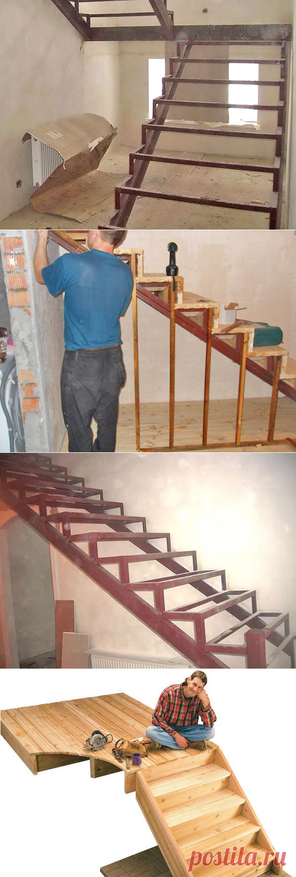 Как сделать лестницу в доме: особенности изготовления своими руками .