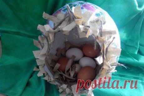Гнездо для пасхальных яиц, МК | Пасха | Само Совершенство
