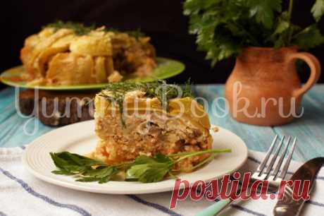 Кабачковый пирог с фаршем в мультиварке - пошаговый рецепт с фото