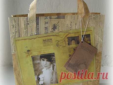 Креативная упаковка, или Как я шила бумажный пакет - Ярмарка Мастеров - ручная работа, handmade