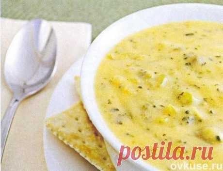 Сырный суп с горошком и кукурузой - Простые рецепты Овкусе.ру