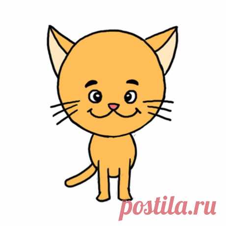 Картинки про нарисованных котиков (35 фото) ⭐ Забавник