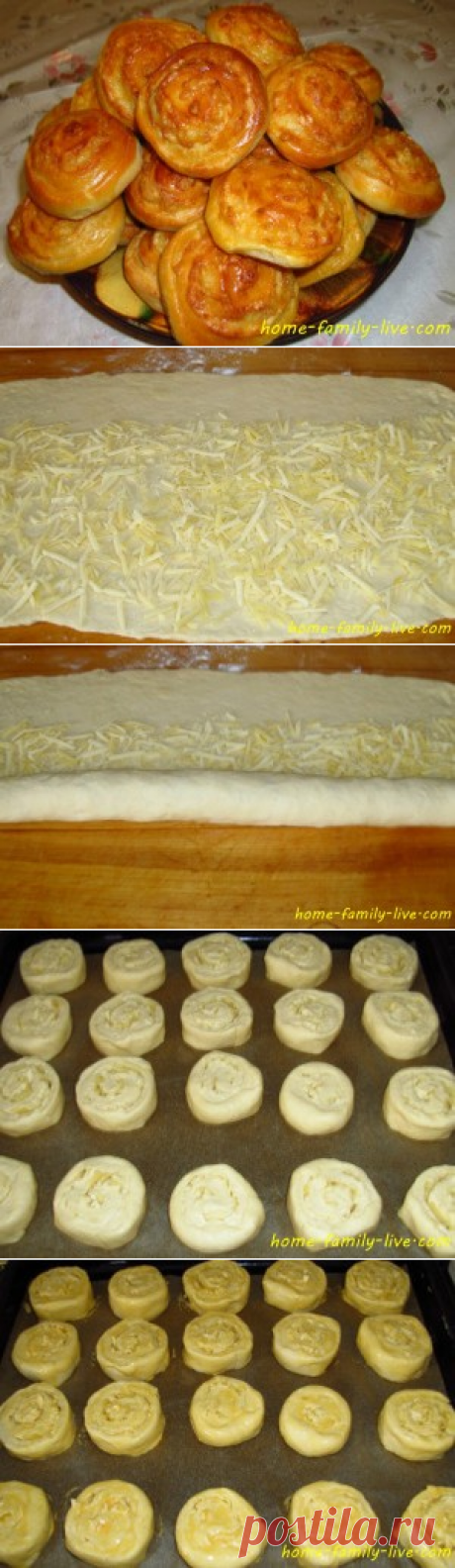 Сырные булочки - пошаговый рецепт с фотоКулинарные рецепты