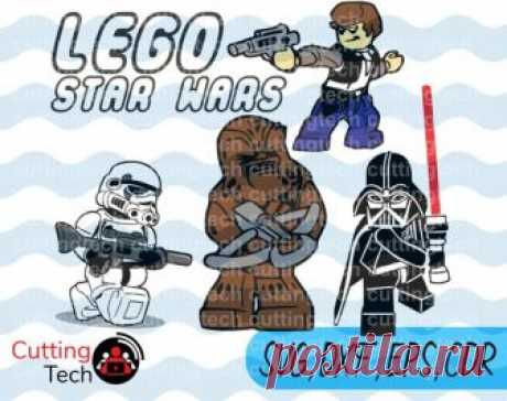 Lego Starwars Svg, Lego Star Wars Characters Cutfiles: Dxf, Eps & Png clipart, lego svg for Cricut, Silhouette cameo, Lego clipart, vector de cuttingtech en Etsy Studio
