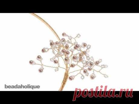 How to Create a Wire Wrapped Beaded Sprig