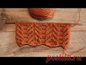 Узор Японский ажур спицами | Japanese knitting pattern
