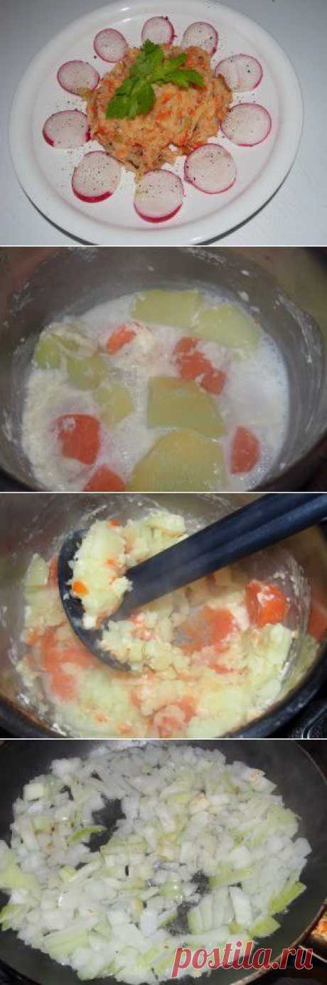 Картофельно-морковное пюре с луковой зажаркой | Хлеб-Соль
Казалось бы, всего лишь обжаренный лук, а как он может обогатить вкус вареной морковки, добавленной в картофельное пюре!