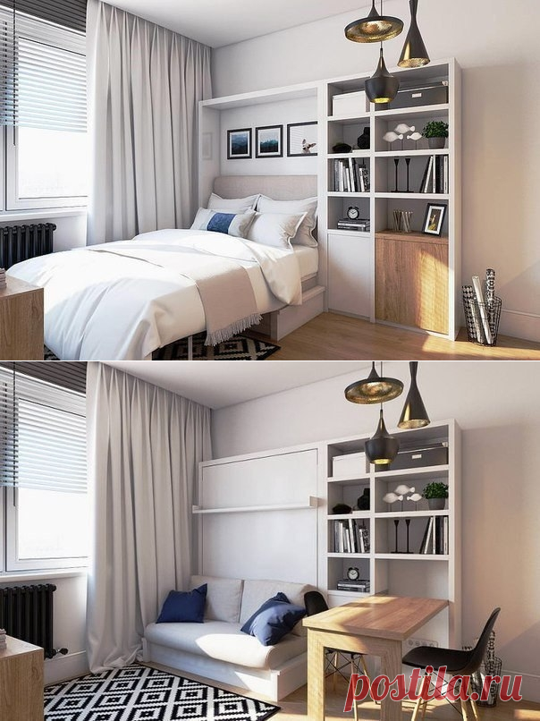 Небольшая квартира - студия - Дизайн интерьеров | Идеи вашего дома | Lodgers