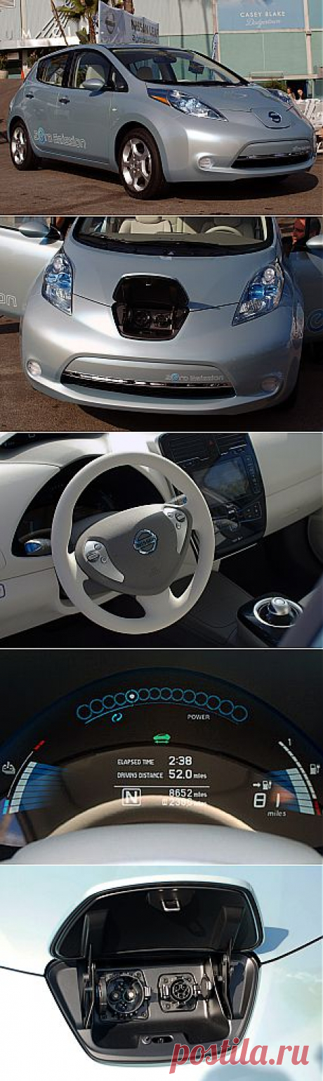 Nissan Leaf - лучший электромобиль Вашингтонского автошоу