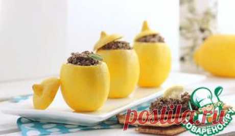 Фаршированные лимоны с тапенадой - кулинарный рецепт