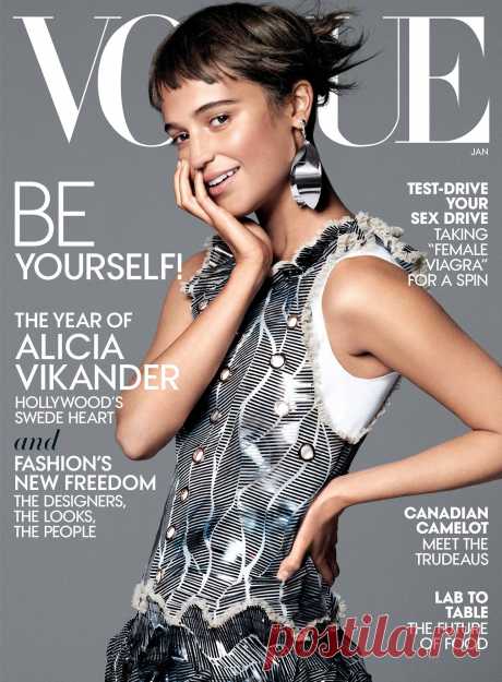 Алисия Викандер — Фотосессия для «Vogue» 2015