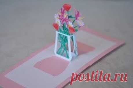 Mother's day pop-up card bouquet flowers - Assai Elle - Picasa Web Albums