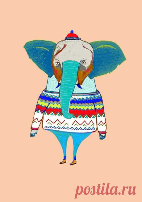 childrens illustrator, elephant, animal art, designer, art prints, illustrator for hire, childrens book illustration, product design, packaging, wall mural, kids decor, clothing, apparel, nature, quirky, whimsical, - Ashley Percival Illustration