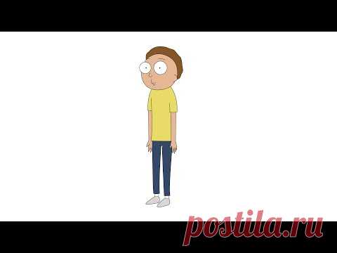 How to draw Morty Smith from Rick and Morty easy - drawing tutorial - YouTube