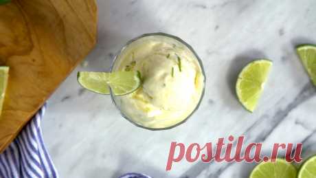 Lime Ice Cream ~ Recipe Recipe with video instructions: When life gives you limes, turn them into a creamy frozen treat. Ingredients: Juice of 6 limes, 2 Tbsp butter, 2 eggs, 1 cup sugar, 2 cups heavy cream, Zest of 2 limes