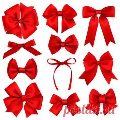 Big set of realistic red gift bows and r... | Premium Vector #Freepik #vector #background #ribbon #birthday #happy-birthday