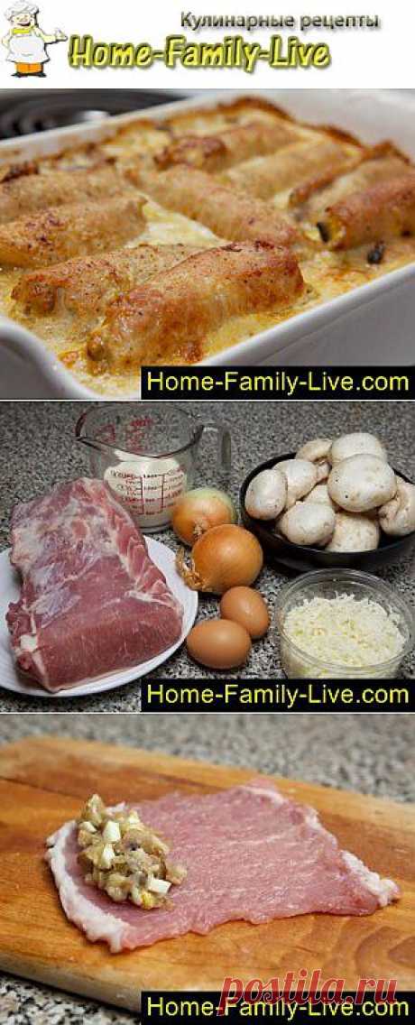 Крученики - пошаговый фоторецепт - мясные рулеты с начинкой | Кулинарные рецепты