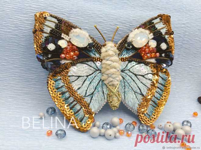 Брошь-бабочка «Апатура