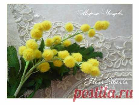 Цветы из фоамирана и глины Марины Ченцовой