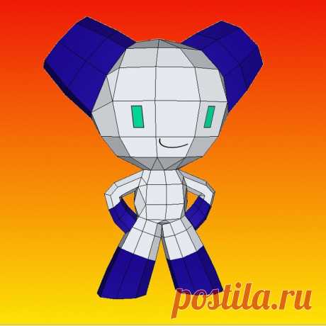 Robotboy papercraft This is a very simple papercraft of Robotboy. I have casually seen this cartoon only one time but I like this character, so I have made a papercraft for fun. Designed by me. This is the download