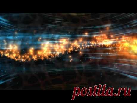 4K Sparkling Stars Oval Mist Scene Background Animation 2160p