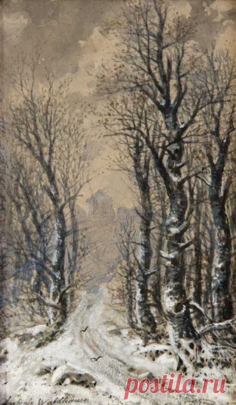 Antonin Waldhauser - Winter Landscape - t1288 | TiPiTi.info
