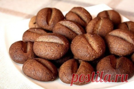 Как приготовить печенье кофейные зерна. - рецепт, ингридиенты и фотографии
