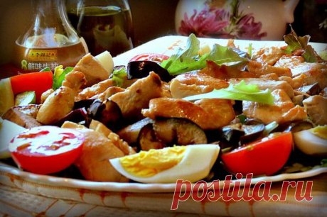 Салат из курицы и овощей - Леди Mail.Ru