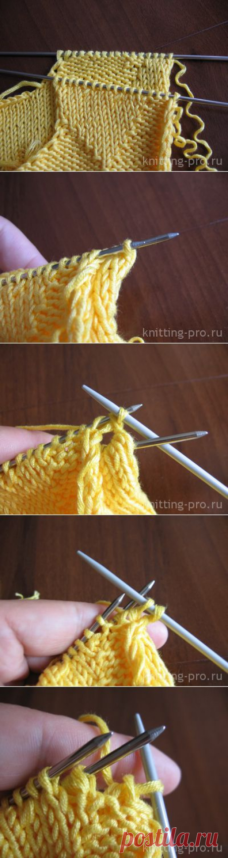 Соединение деталей одновременно с закрытием петель - knitting-pro.ru - От азов к мастерству