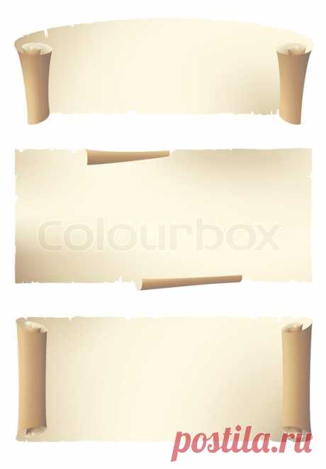 Old paper banner, vector background,EPS10 | Vector | Colourbox